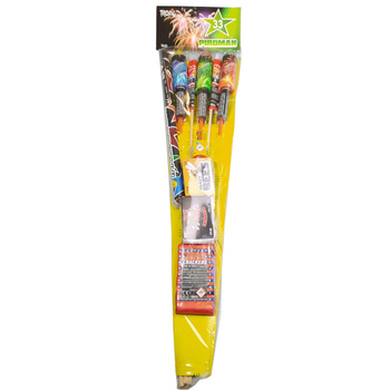 ZESTAW FAJERWERKÓW I RAKIET PIROMAN 33 TA33