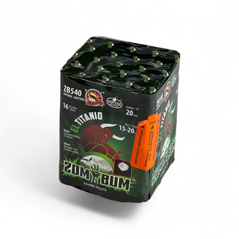 EL TITANIO ZOM BUM 16 WYRZUTNIA HUKOWA 16 STRZAŁÓW 20MM